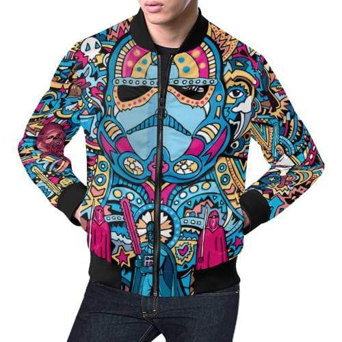 Star Wars Bomber Jackets - Zip Up Colorful Jacket - Image 2