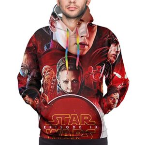 Star Wars Hoodies - Red 3D Print Hooded Jumper with Pocket