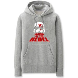 Star Wars Hoodies - Solid Color Storm soldier Cartoon Style Icon Fleece Hoodie