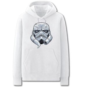 Star Wars Hoodies - Solid Color Variant Black Warrior Icon Fleece Hoodie