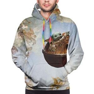 Star Wars Hoodies - Star Wars Baby Yoda 3D Print Hooded Jumper with Pocket