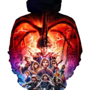 Stranger Things Hoodies - Pullover Red Hoodie