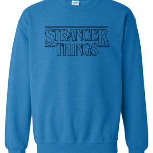 Stranger Things Sweatshirts - Stranger Things Series Men's Sweatshirt Black Icon Sweatshirt