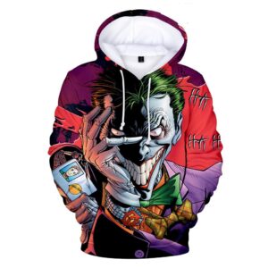 Suicide Squad Hoodies - Joker Series Terror Joker Icon Unisex 3D Hoodie