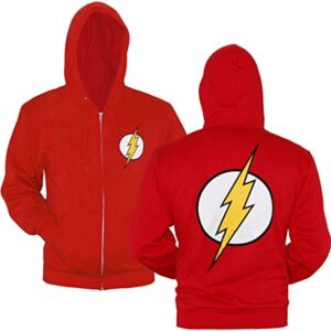 Superhero The Flash Hoodies - 3D Long Sleeve Hooded Zipper