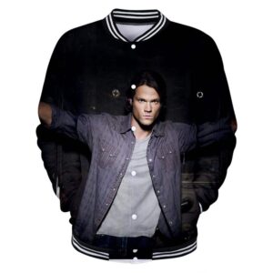 Supernatural 3D Printed Sweatershirts Outwear Baseball Jacket