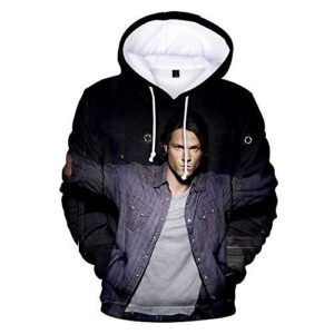 Supernatural Hoodies - Unisex 3D Print Hooded Pullover Sweatshirt