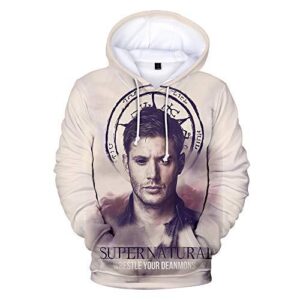 Supernatural Hoodies - Unisex 3D Print Hooded Pullover Sweatshirt