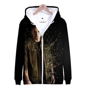 Supernatural Hoodies - Unisex 3D Print Hooded Zipper Sweatshirt