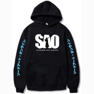 Sword Art Online Cosplay SAO Hoodies Kirigaya Kazuto Kirito Asuna Sweatshirt Top