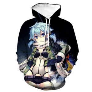 Sword Art Online Hoodies - Anime Casual Hooded Sweatshirt