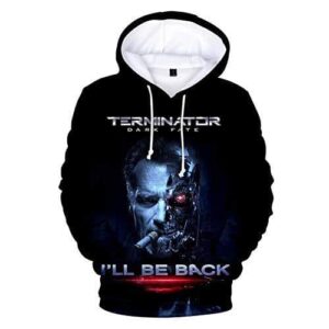 Terminator Unisex Hoodie Long Sleeve Men Women Teenagers Cosplay Costume