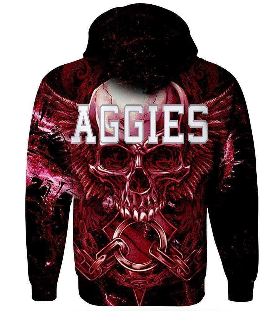 Texas A&M Aggies Hoodies - Pullover Red 3D Hoodie - Image 2
