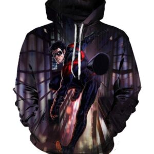 The Avengers Nightwing DC Comics Hoodies - Pullover Black Hoodie