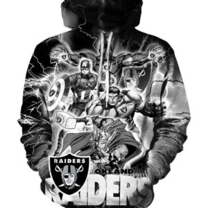 The Avengers Okland raiders Hoodies - Pullover Black Hoodie