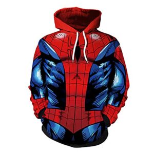 The Avengers Spiderman Superman Hoodie Pullover Sweatshirt