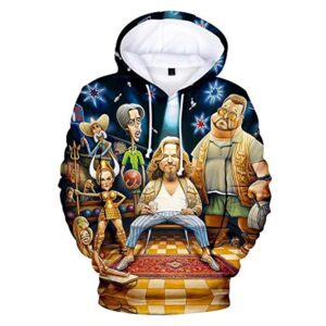 The Big Lebowski Hoodies - The Dude Unisex Hooded Jacket Coat Pullover
