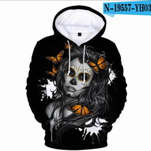 The Crow 3D Printed Hoodie - Horror Movie Outwear