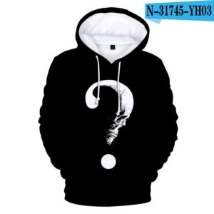 The Crow Hoodie - Horror Movie 3D Printed Outwear
