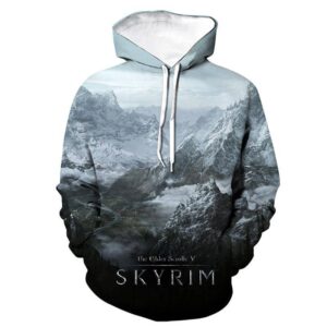 The Elder Scrolls 3D Printed Hoodies - Game Hooded Sweatshirt Pullover