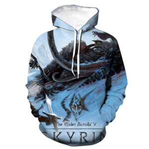 The Elder Scrolls 3D Printed Hoodies - Game Hooded Sweatshirt Pullover