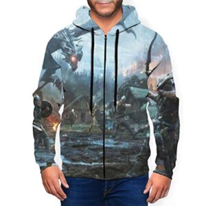THE ELDER SCROLLS Hoodies - Skyrim Hoodie Dragonborn 3D Print Zip Up Drawstring Hoodie