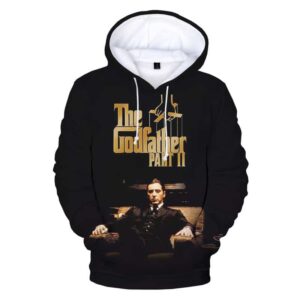 The Godfather 3D Printed Hoodie - Movie Streetwear Pullover Sweatshirts