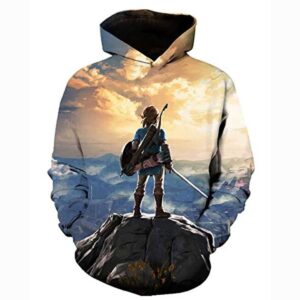 The Legend of Zelda Hoodie - 3D Print Hooded Pullover