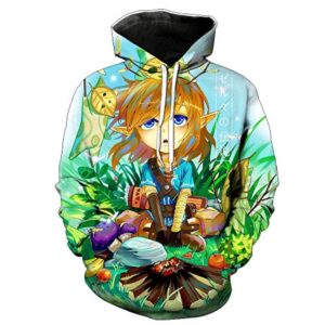 The Legend of Zelda Hoodie - 3D Print Hooded Pullover