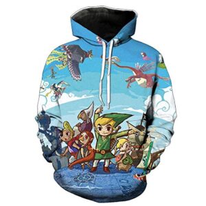 The Legend of Zelda Hoodie - 3D Print Hooded Pullover