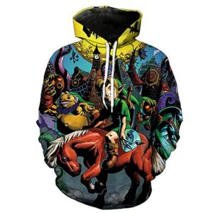 The Legend of Zelda Hoodie - 3D Print Hooded Pullover