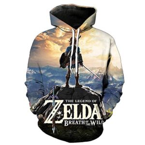 The Legend of Zelda Hoodie - 3D Print Hooded Pullover