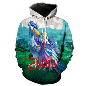 The Legend of Zelda Hoodie - 3D Print Hooded Pullover
