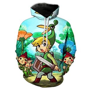 The Legend of Zelda Hoodie - 3D Print Hooded Pullover