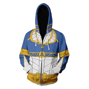 The Legend of Zelda Hoodie - 3D Print Hooded Zip Up Sweatshirt