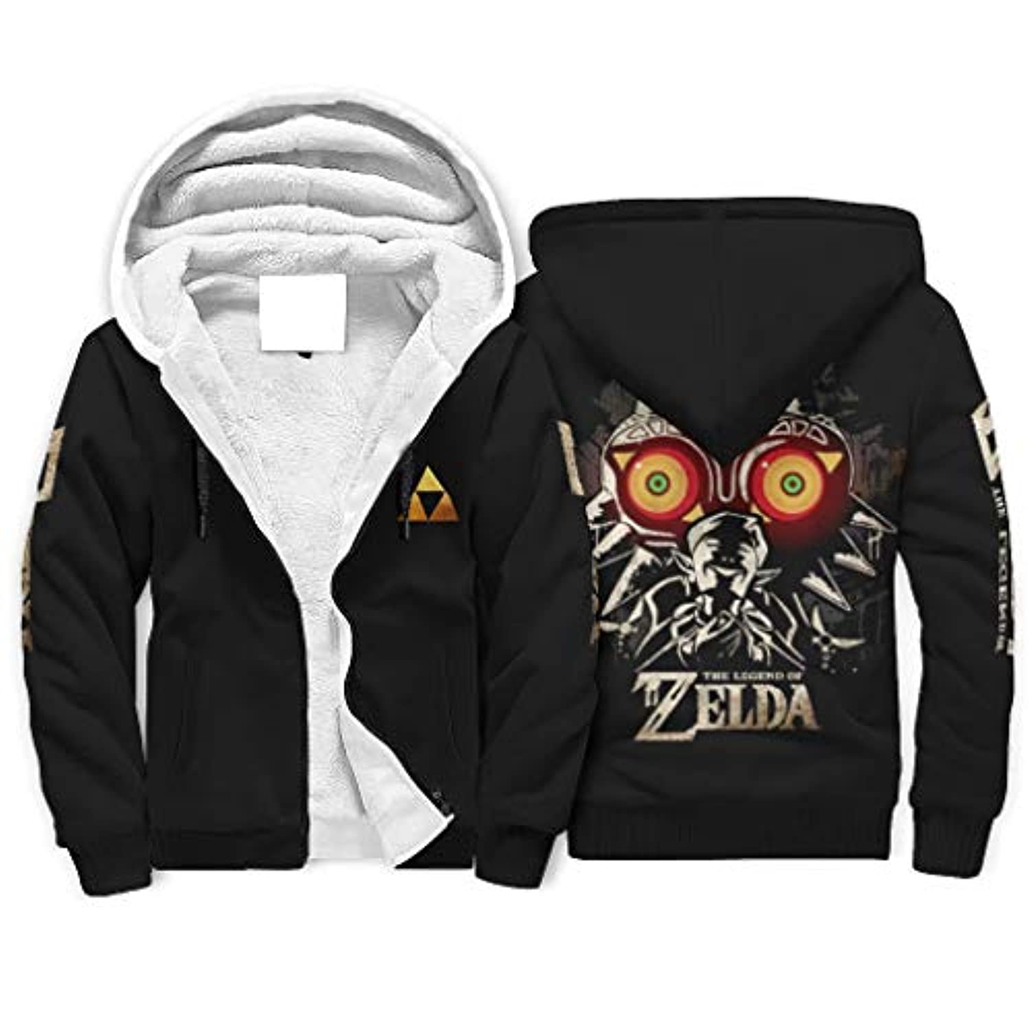 The Legend of Zelda Jacket - Solid Color Fleece Hooded Coat
