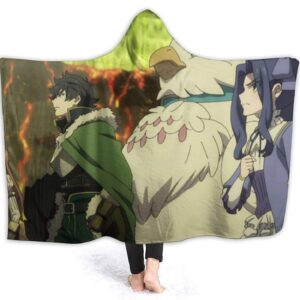 The Rising of the Shield Hero Fleece Flannel Winter Hooded Blankets