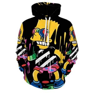 The Simpsons Hoodies - Unisex 3D Printed Hoodie Pullover Sweatshirt with Pocket