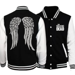 The Walking Dead Prinitng Baseball Uniform Casual Hoodies
