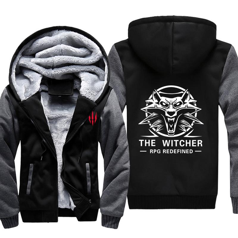 The Witcher 3: Wild Hunt Jackets - Solid Color The Witcher Super Cool Fleece Jacket - Image 5