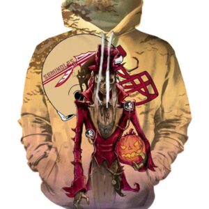 Trick or Treat Florida State Seminoles Hoodies - Pullover Yellow Hoodie