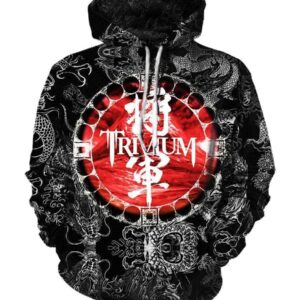 Trivium Jiang Jun Hoodies - Pullover Black Hoodie