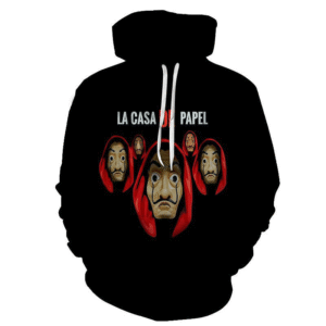 TV Series 3D Printed Hoodies Sweatshirt - La Casa De Papel Streetwear
