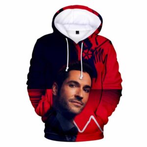 TV Series Sweatshirt - Lucifer Morningstar 3D Printed Hoodie
