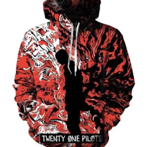 Twenty One Pilots Hoodies - Pullover Red Hoodie