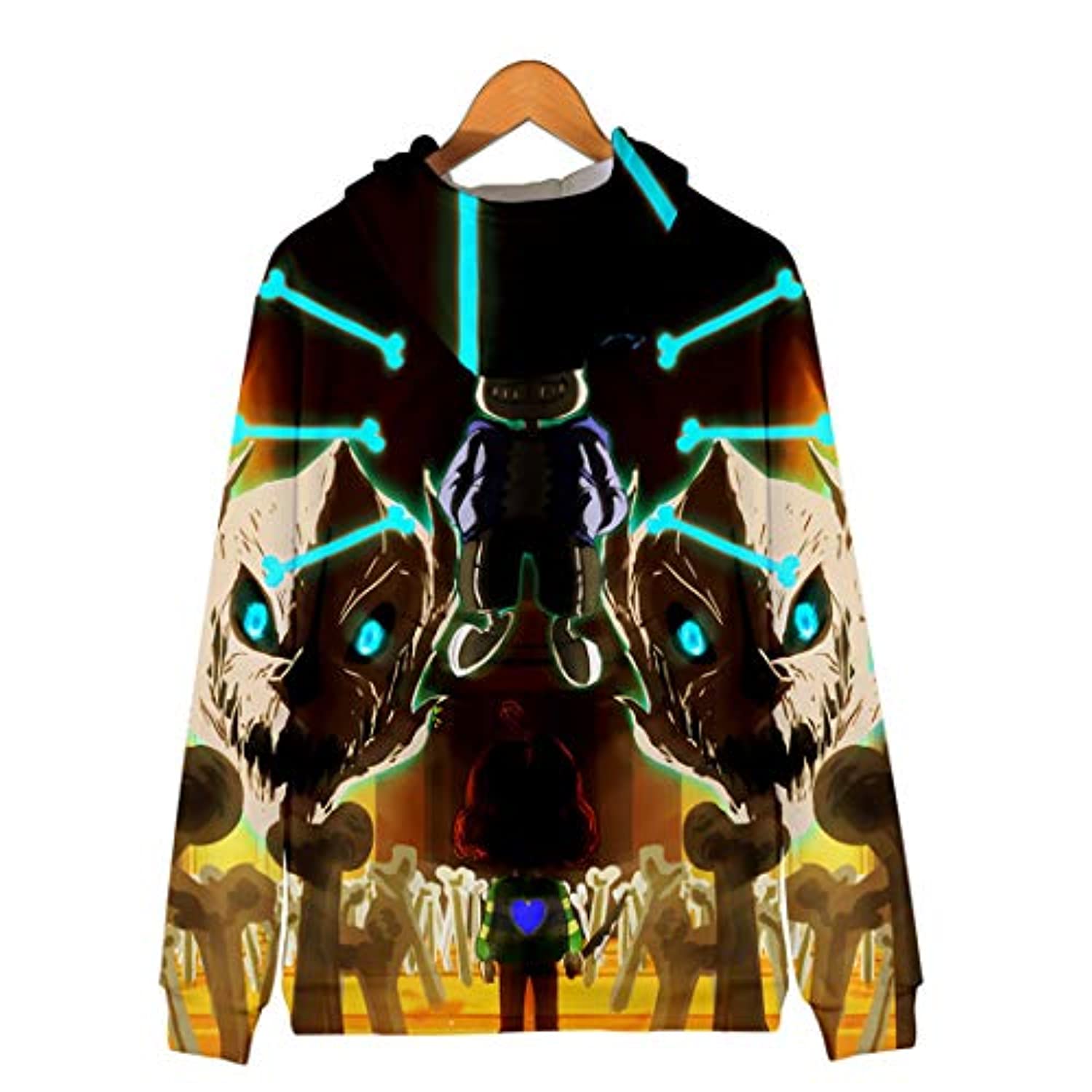 Undertale Jacket - Skull 3D Print Zip Up Jacket - Image 2