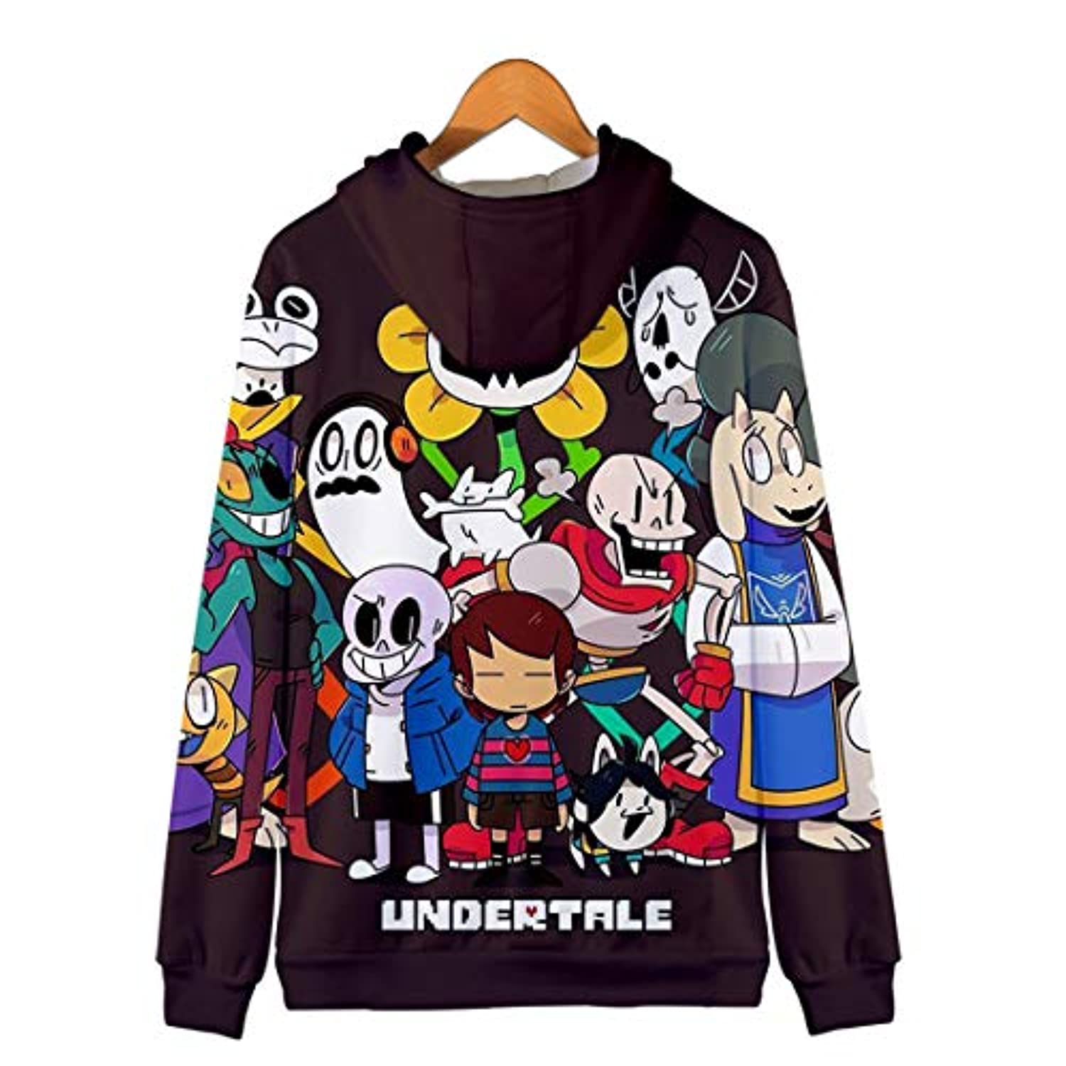 Undertale Jacket - Undertale Character Colorful 3D Full Print Zip Up Jacket - Image 2