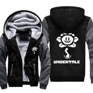Undertale Jackets - Solid Color Undertale Floret Super Cool Fleece Jacket