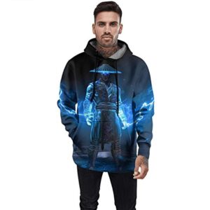 Unisex 3D Hooded Sweatshirt - Mortal Kombat Pullover Hoodies