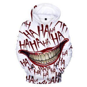 Unisex 3D Print Blood Lip Halloween Sweatshirt Hoodies